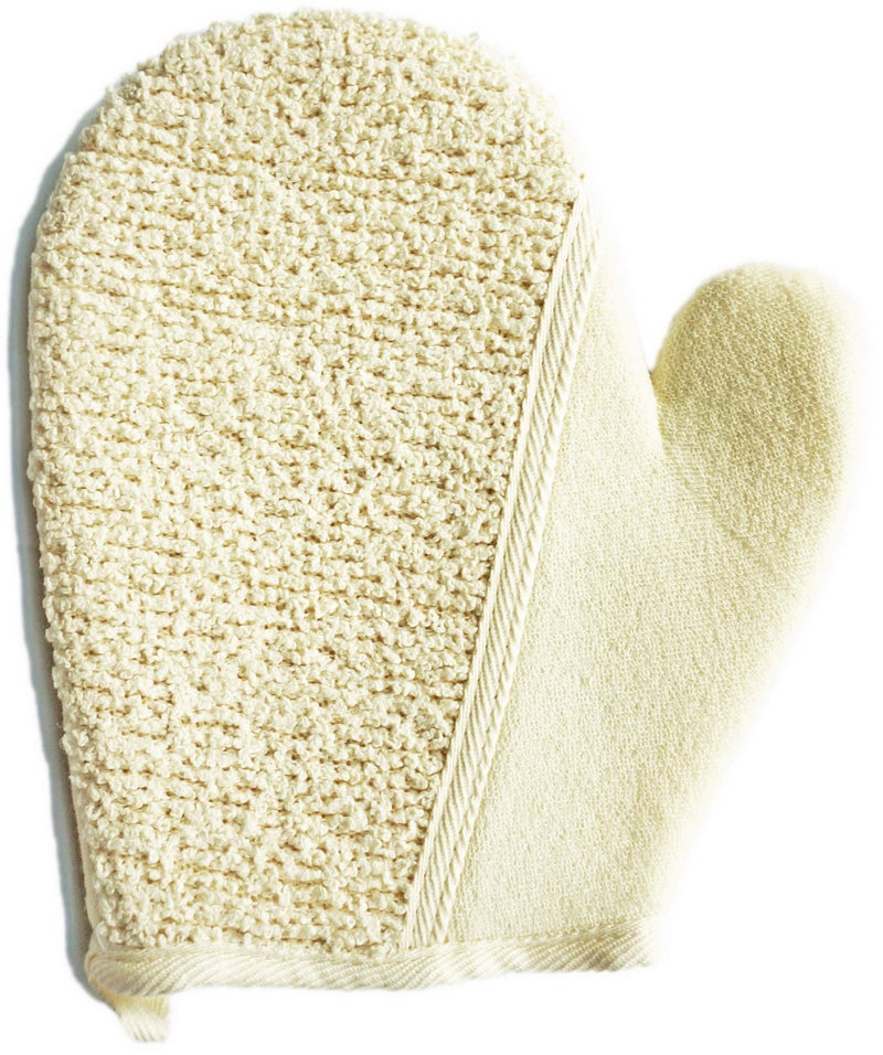 JINS-Hung 2Pack(7.8x7.7inches) Exfoliating Soft Terry Cloth Gloves Mitten Remove Dead Skin Bath Body Scrub Mitt  Deep Exfoliation Glove Skin Exfoliator Mitt for Men and Women When Bath Spa and Shower - Image 2